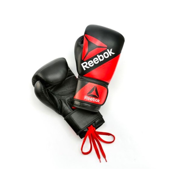 Reebok Combat Leather Boxing Gloves 12oz. - Picture 2 of 4